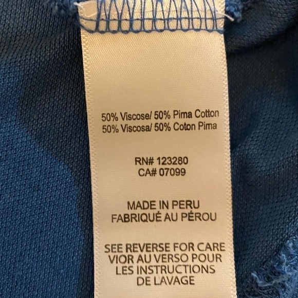 Travis Mathew- Blue Polo Shirt- Medium - Picture 9 of 10